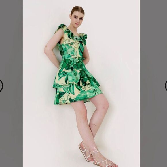 HT 360 Collective Large green dress *no belt (v1) - Picture 7 of 7